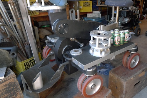 The Peter Reynolds Peewee Dolly can be pre-loaded on TALCO's 5-ton truck!